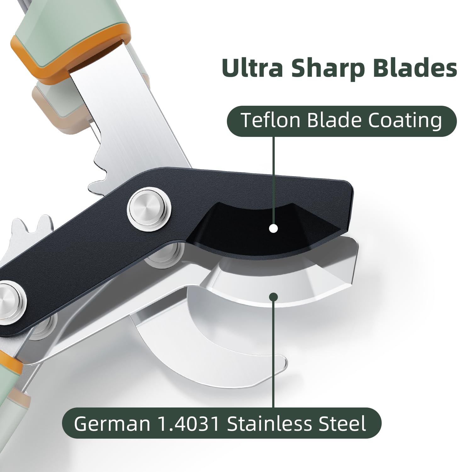 Loppers for Tree Trimming Branch Cutter Heavy Duty Tree Pruner Rust Resistant Sharp Steel Blade Tree Limb Trimmer