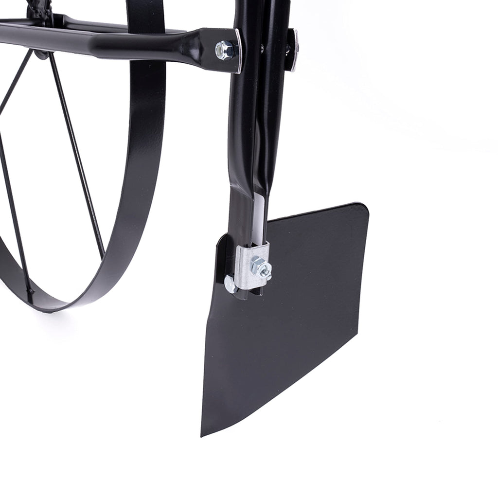 High Wheel Tubular High Wheel Cultivator with Comfort Handle with 3- Position Adjustable, Quick Change Implements, and 24 Inch Steel Wheel