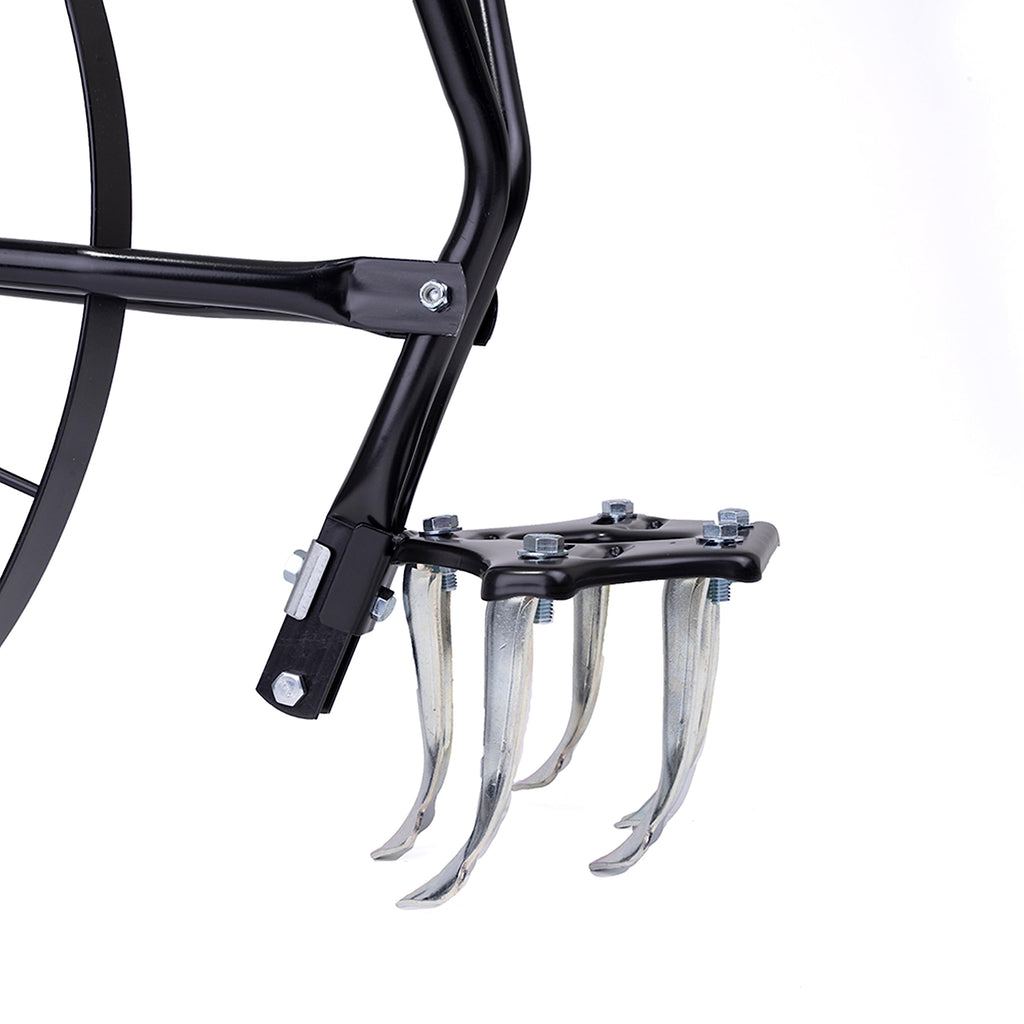 High Wheel Tubular High Wheel Cultivator with Comfort Handle with 3- Position Adjustable, Quick Change Implements, and 24 Inch Steel Wheel