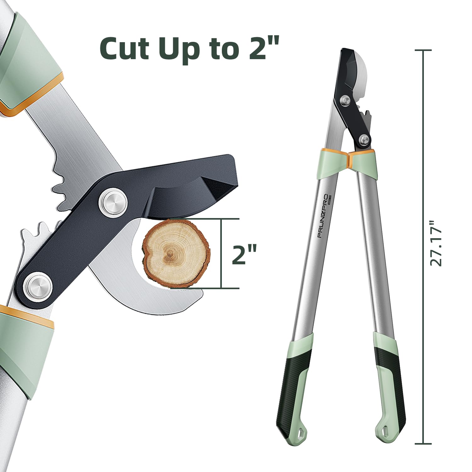 Loppers for Tree Trimming Branch Cutter Heavy Duty Tree Pruner Rust Resistant Sharp Steel Blade Tree Limb Trimmer